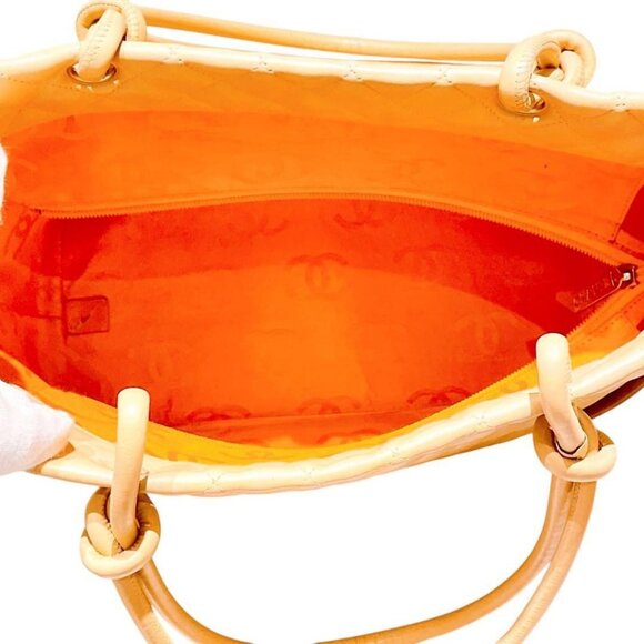 Authentic CHANEL CC Cambon Calfskin Quilted Large Shopping Tote Shoulder Bag - Picture 11 of 14